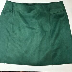Joe Fresh Dark Green Mini Skirt